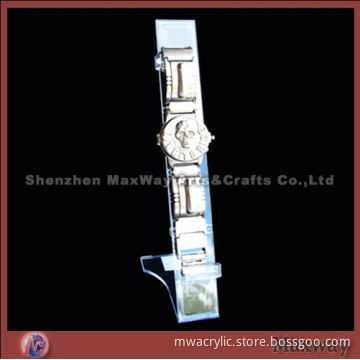 Transparent Modern L-shaped Acrylic/Perspex Watch Display Holder/Stand/Rack